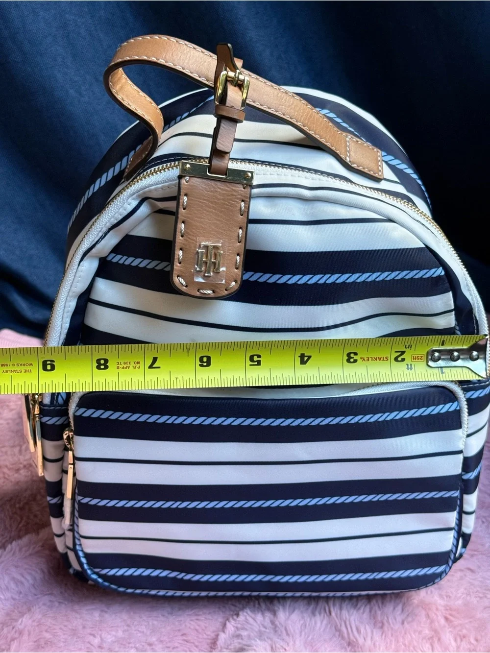 Tommy Hilfiger Julia Nautical Stripe Mini Backpack Navy 2018